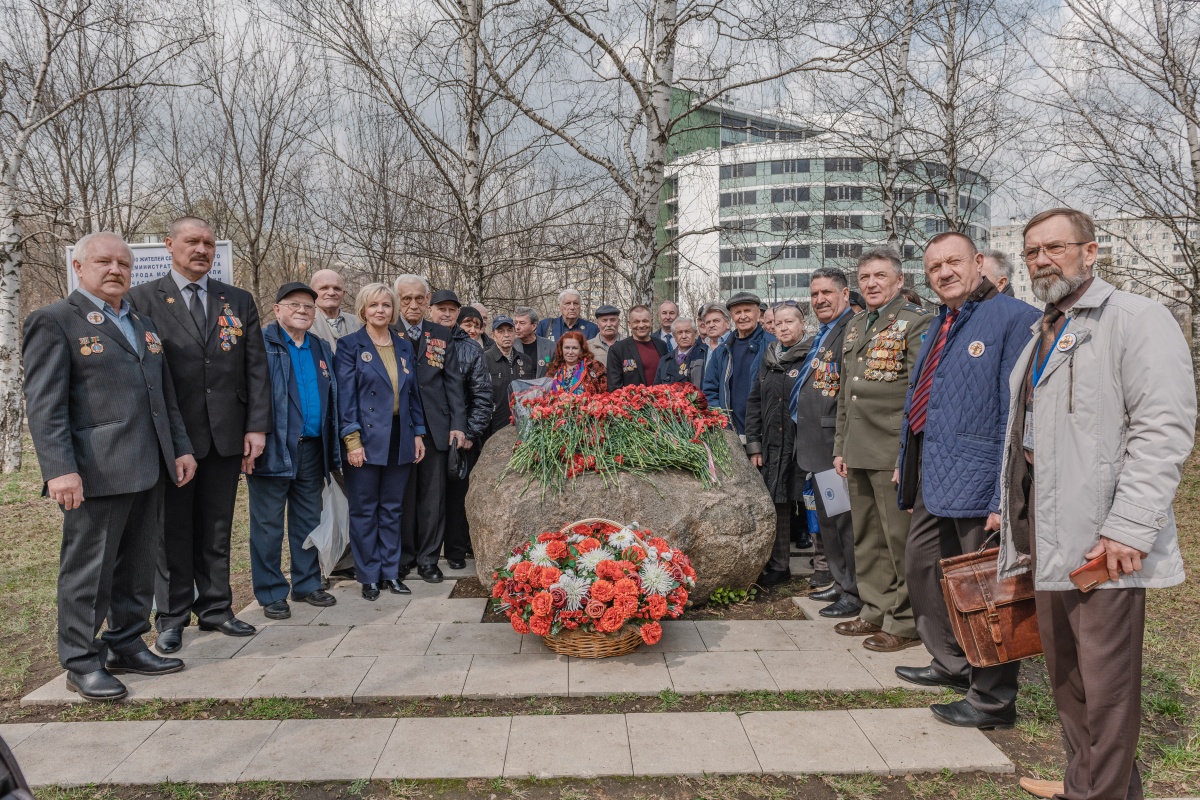 В парке Яуза почтили память ликвидаторов аварии на Чернобыльской АЭС